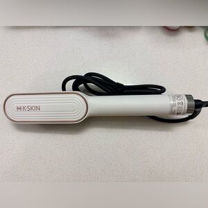 KSkin White Hair Straightener Brush